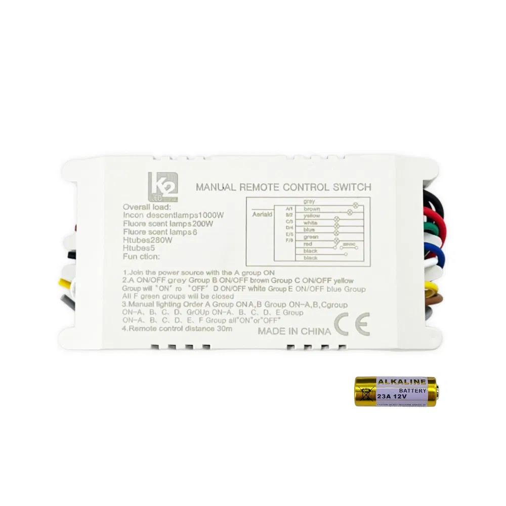 K2 6 Kanal RF Avize Aydınlatma Kumandası KLD112 - 2