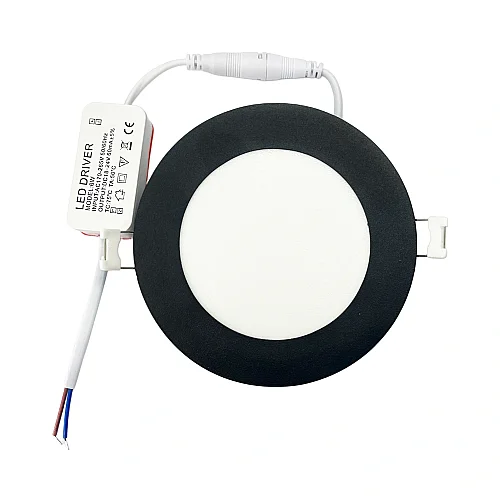 K2 6W Siyah Kasa Sıvaaltı Panel Led 6500K (Beyaz) - 1