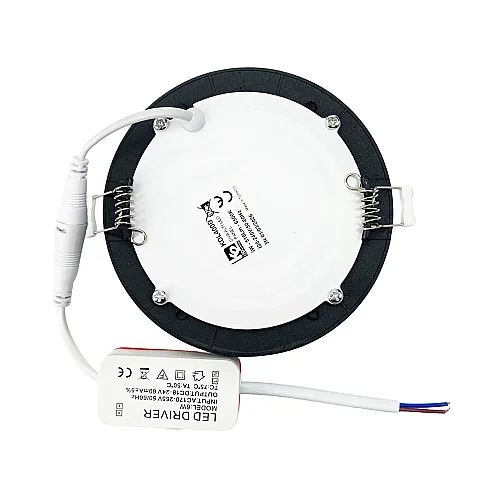 K2 6W Siyah Kasa Sıvaaltı Panel Led 6500K (Beyaz) - 2