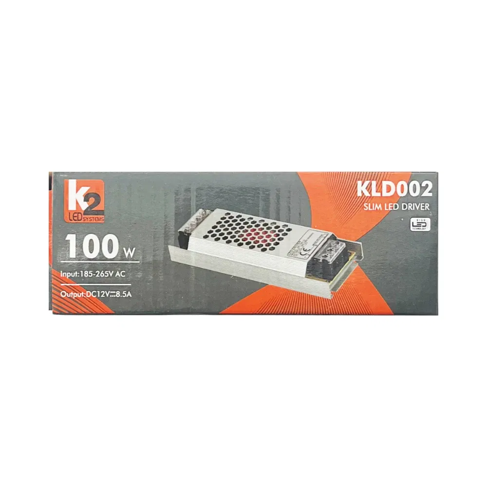 K2 8,5A İç Mekan Süper Slim Led Trafosu 12V 100W KLD002 - 4
