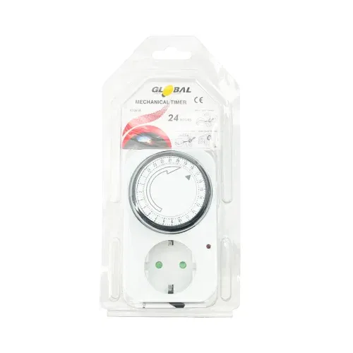 K2 Priz Tipi Timer Mekanik Zaman Saati KT287A - 5