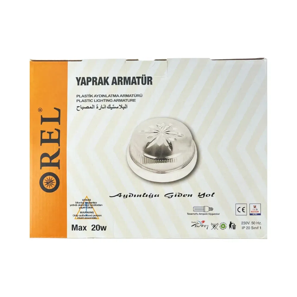 Orel Yaprak Tavan Glop Armatür - 4