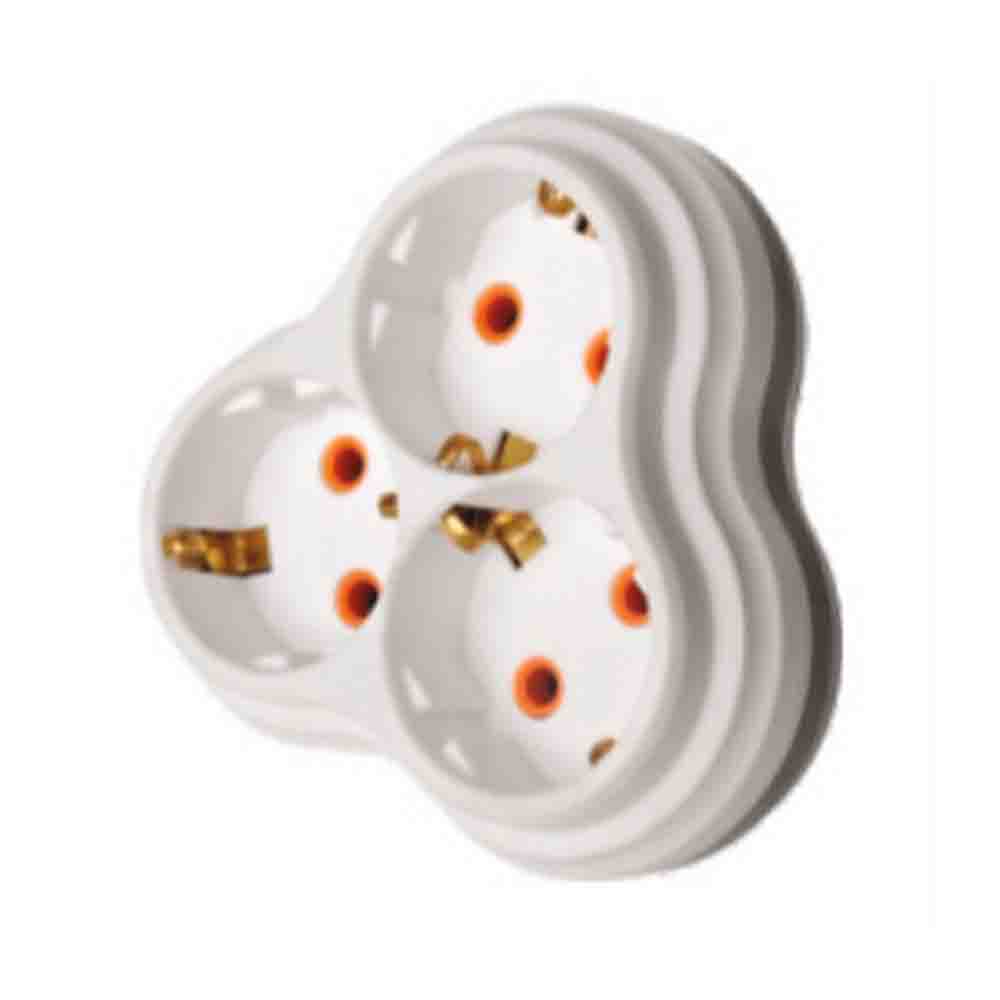 Ufo 3'lü Golyat (Priz Çoklayıcı) Siyah - 1