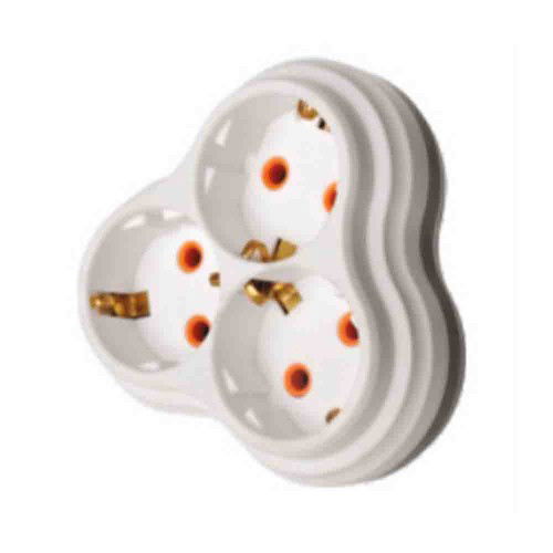 Ufo 3'lü Golyat (Priz Çoklayıcı) Siyah - Ufo