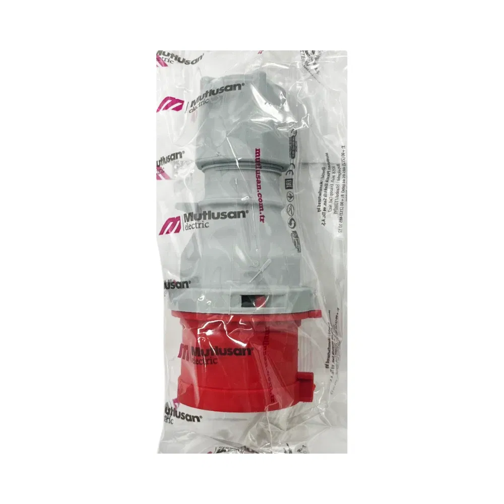 Mutlusan 5x16A Cee Norm Düz Erkek Fiş (010 083 000516) - 3
