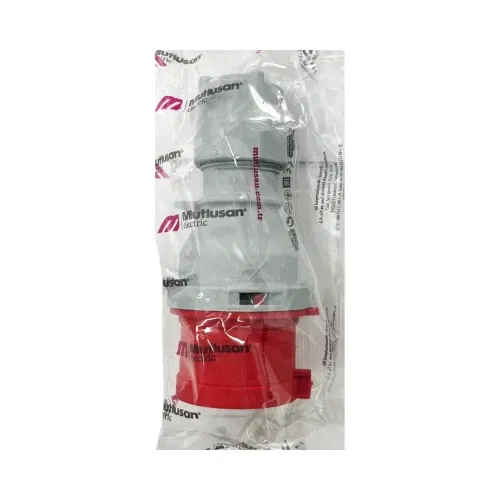 Mutlusan 5x16A Cee Norm Düz Erkek Fiş (010 083 000516) - 3