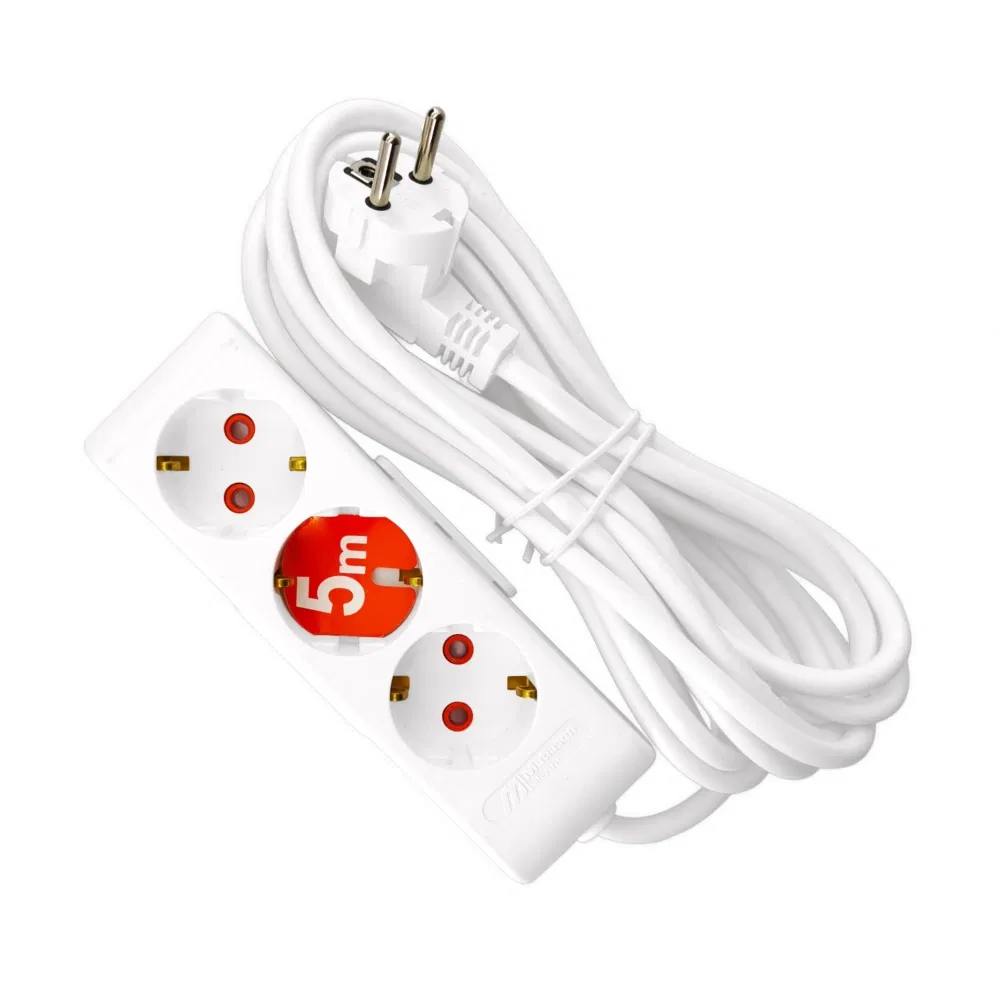 Mutlusan 3'lü Topraklı Grup Priz (5m Kablolu) - 1