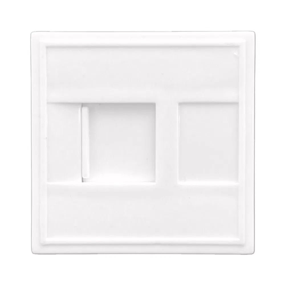 Mutlusan 45x45mm Tekli Faceplate (Data&Telefon Kapağı) (888 049 050013) - 1