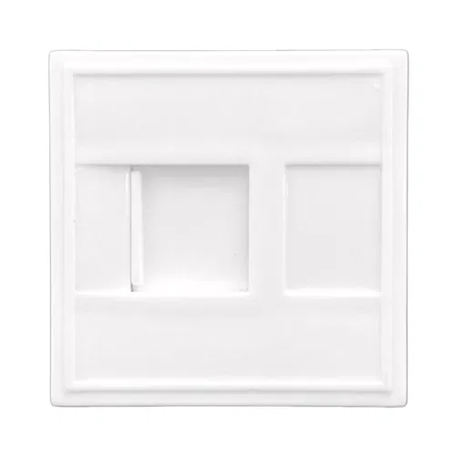 Mutlusan 45x45mm Tekli Faceplate (Data&Telefon Kapağı) (888 049 050013) - 1