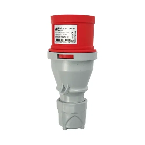 Mutlusan 5x32A Cee Norm Düz Erkek Fiş (010 083 000532) - 2