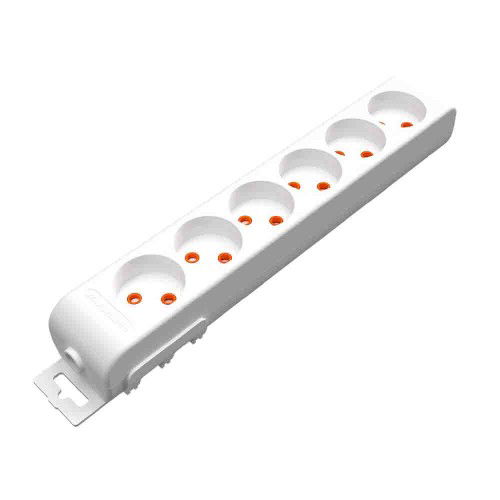 Mutlusan 6'lı Topraklı Grup Priz (Klemensli) - Mutlusan