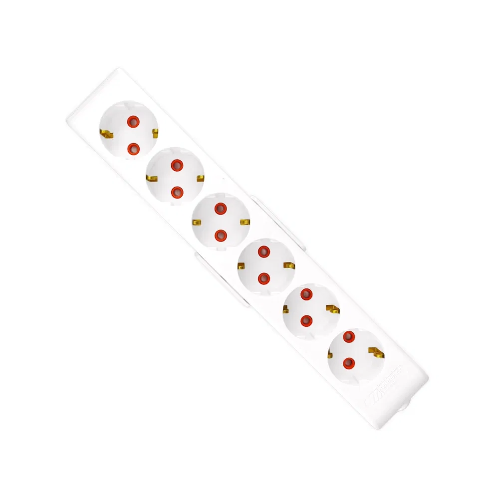 Mutlusan 6'lı Topraklı Grup Priz (Klemensli) - 1