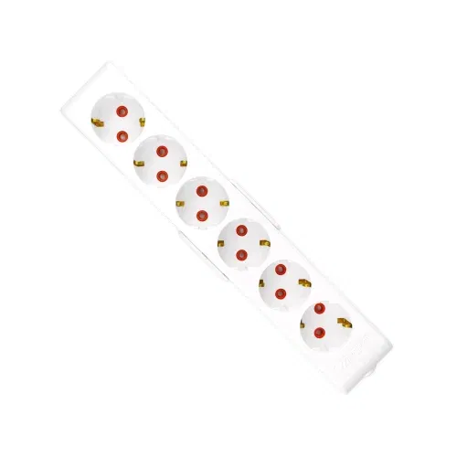 Mutlusan 6'lı Topraklı Grup Priz (Klemensli) - 1