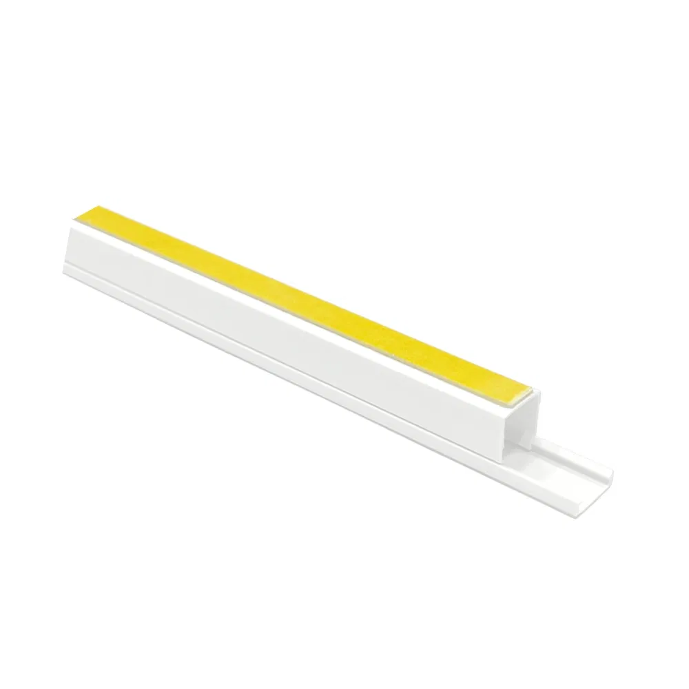 Mutlusan Canalex 12x12mm Yapışkanlı Plastik Kablo Kanalı-1m (001 157 012012 20 00) - 2