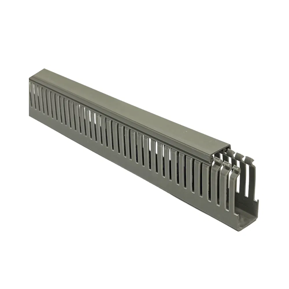 Mutlusan Gri 25x60mm Delikli Kablo Kanalı-1m (001 005 025060 XX 17) - 2