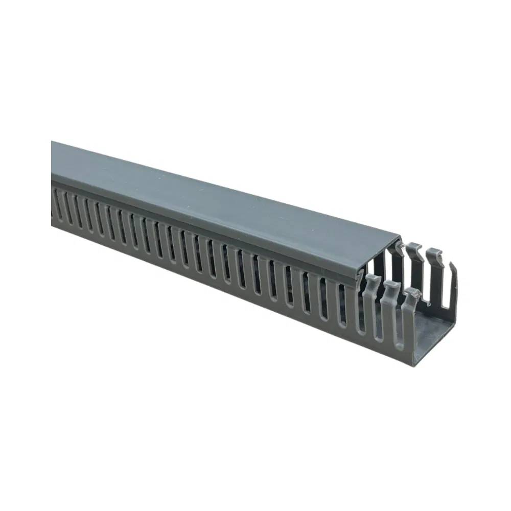 Mutlusan Gri 40x60mm Delikli Kablo Kanalı-1m (001 005 040060 XX 17) - 1