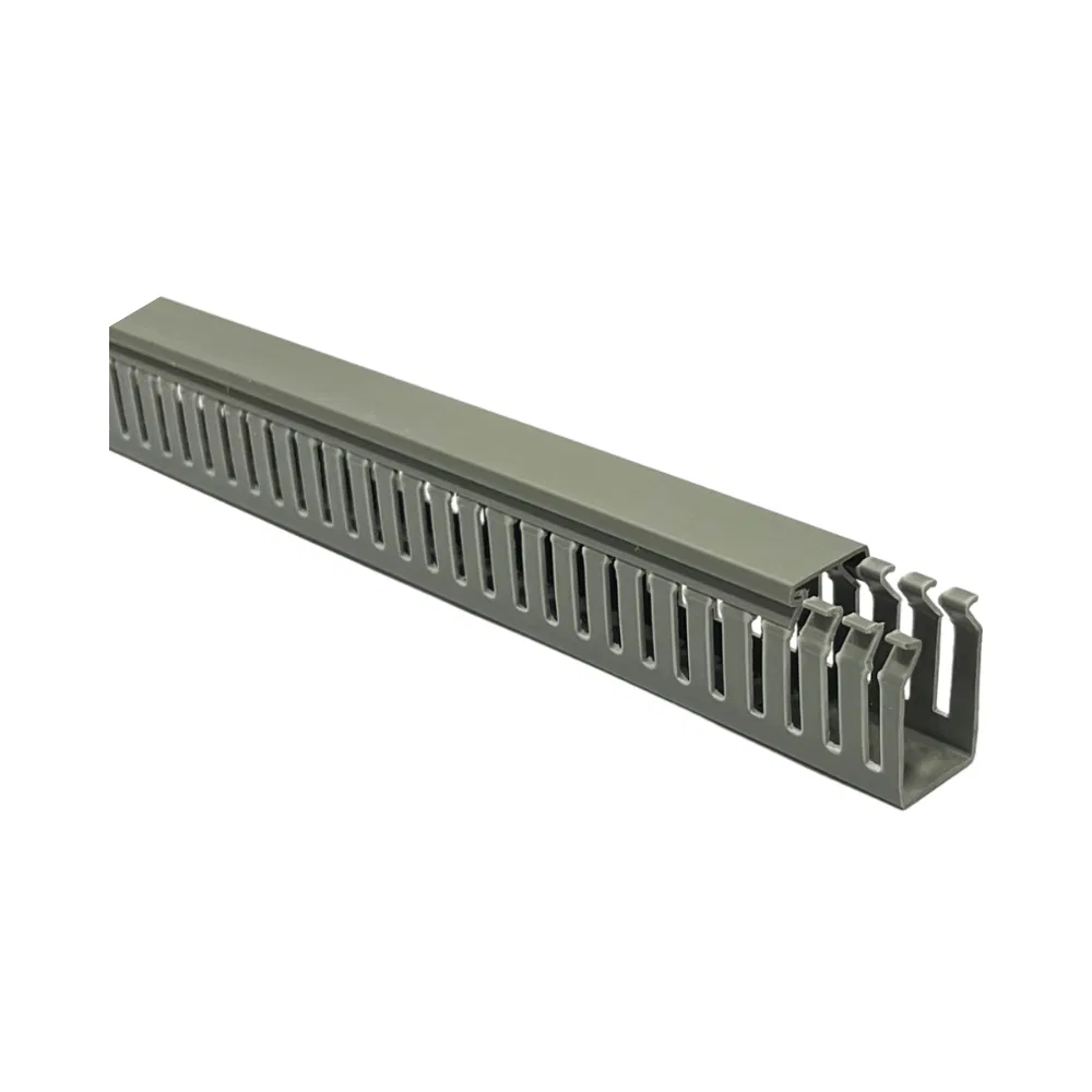 Mutlusan Gri 40x60mm Delikli Kablo Kanalı-1m (001 005 040060 XX 17) - 2