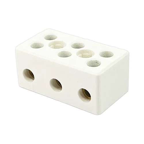 Mutlusan No:2 3'lü Porselen Klemens (4-6 mm²) - Mutlusan