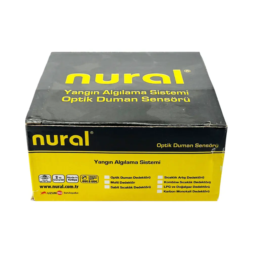 Nural 24V Konvansiyonel Yangın Optik Duman Dedektörü 01204 - 4