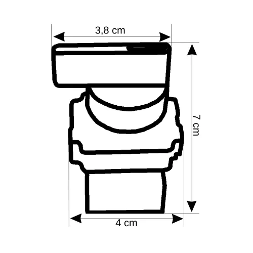Oag 0-1 Mandallı Anahtar Tek Tarafı Kalıcı - 2