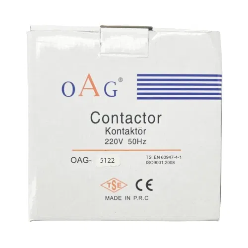 Oag 140A 75kW 2NA 2NK Güç Kontaktörü G5122 - 4