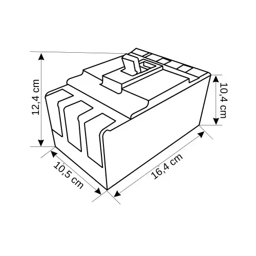 Oag 3x160A 36kA Sabit Tip Kompakt Şalter TSE - 3