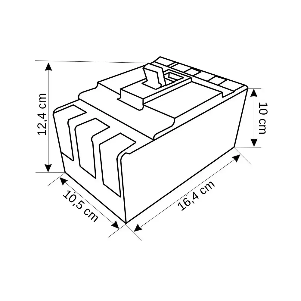Oag 3x250A 30kA Sabit Tip Kompakt Şalter TSE - 3