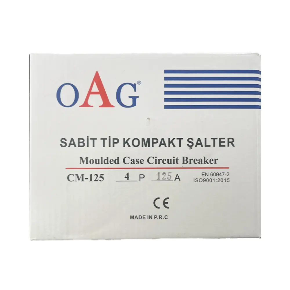 Oag 4X125A 25kA Sabit Tip Kompakt Şalter TSE - 4