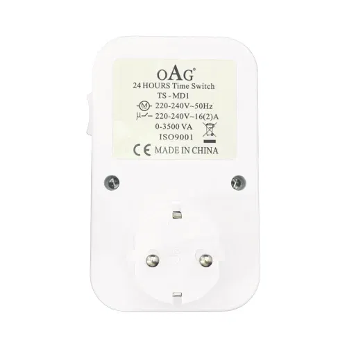 Oag Priz Tipi Timer Mekanik Zaman Saati TS-MD1 - 3