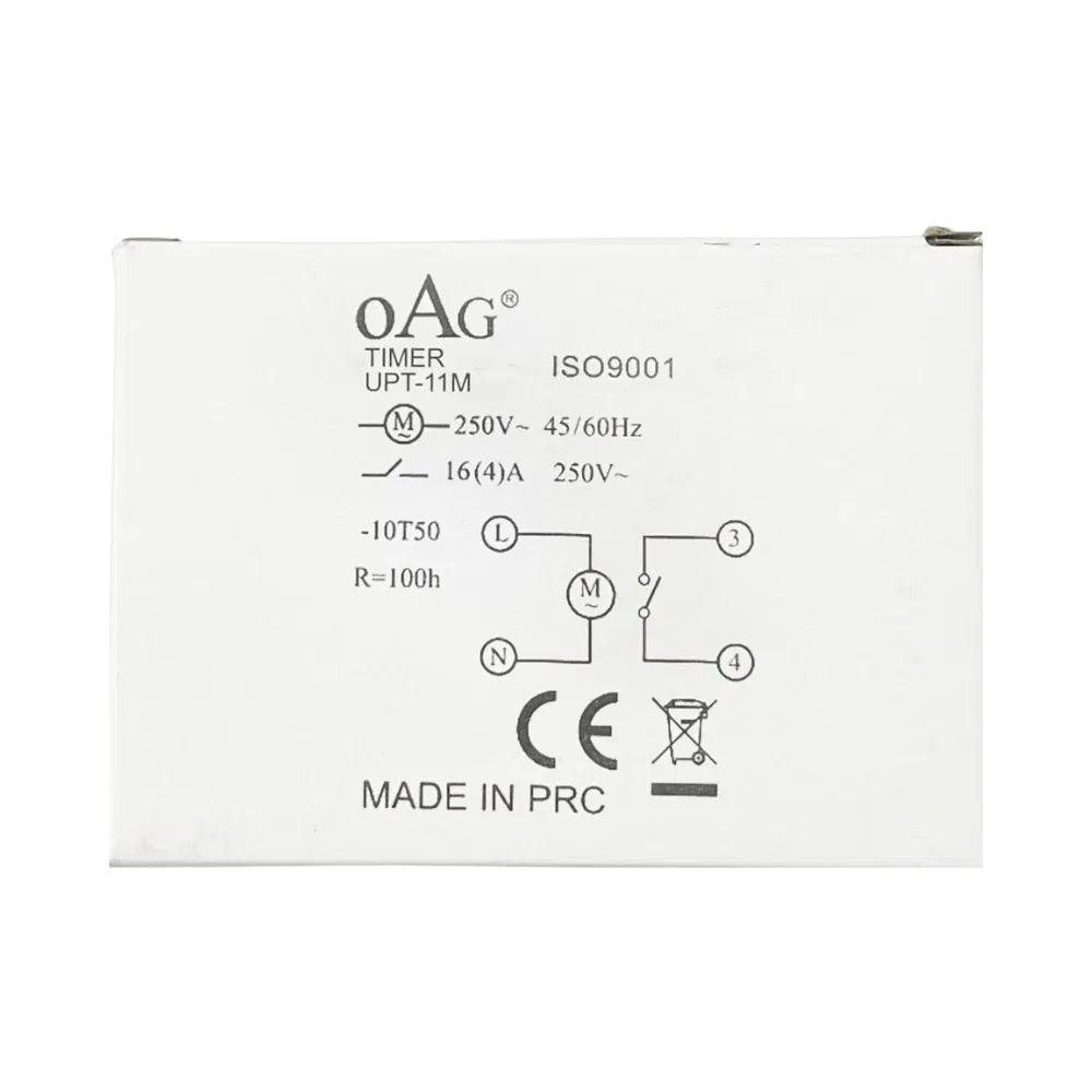 Oag W-Otomat Tipi Zaman Saati Analog Timer UPT-11 - 4