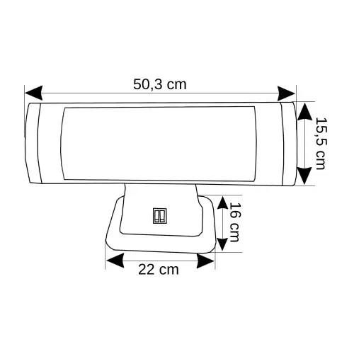Varta 1500W 3 Quartz Çubuklu Mini Isıtıcı - 3