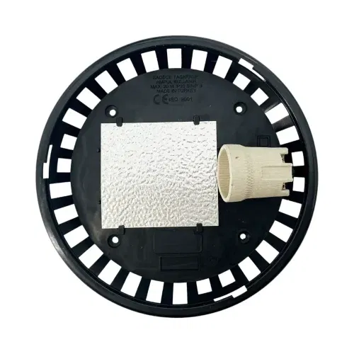 Orel Yaprak Tavan Glop Armatür (Siyah) - 2