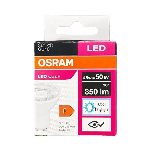 Osram 4,5W 36D Led Çanak Ampul GU10 Duy 6500K (Beyaz) - 3