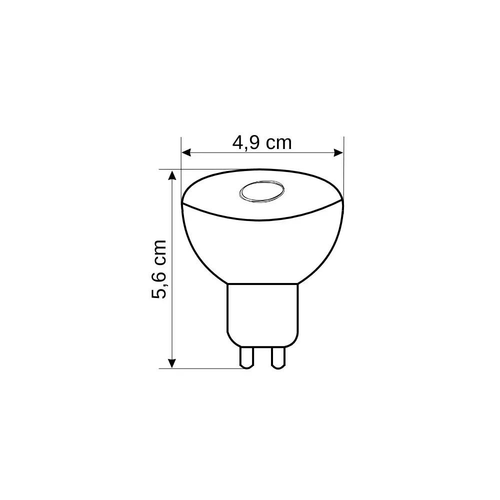 Osram 4,5W 36D Led Çanak Ampul GU10 Duy 3000K (Günışığı) - 2