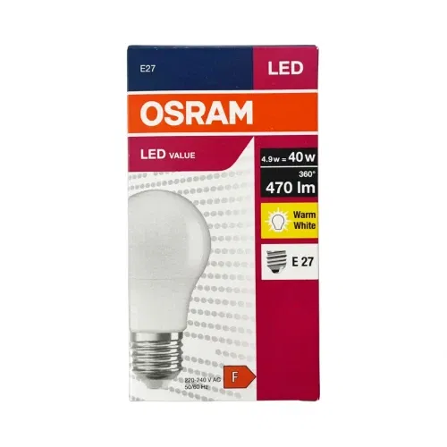 Osram 4,9W Led Ampul E27 Duy 3000K (Günışığı) - 4