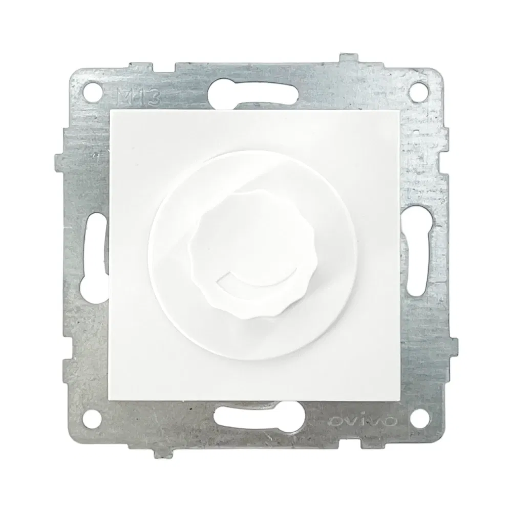 Ovivo Grano/Mina Dimmer 800W Mekanizma Beyaz (Çerçeve Hariç) - 1