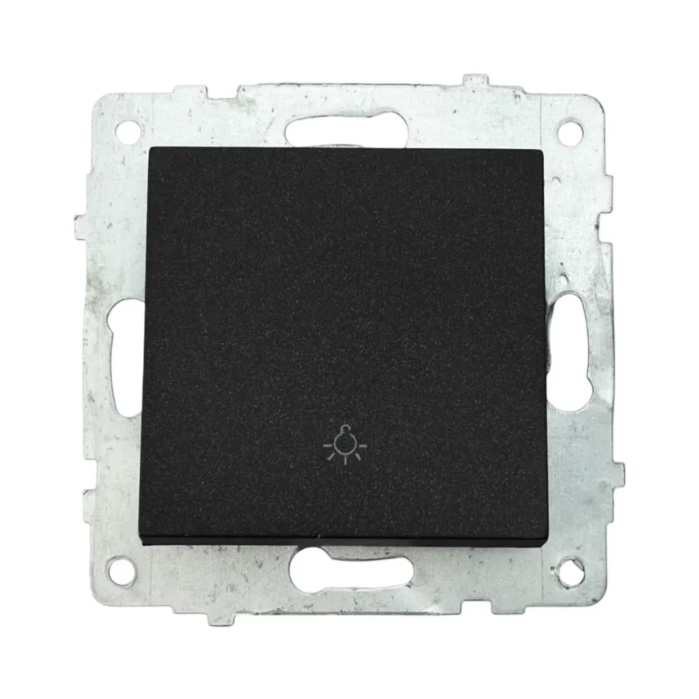 Ovivo Grano Zil Anahtarı Mekanizma Siyah (Çerçeve Hariç) - 1