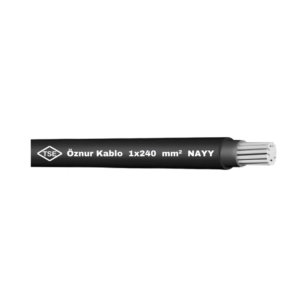 Öznur 1X240 mm NAYY Alvinal (Alüminyum) Yeraltı Kablosu-1m - 1