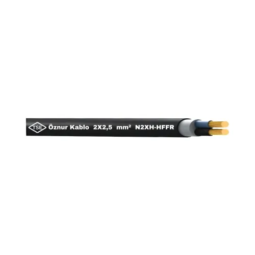 Öznur 2X2,5 mm N2XH Kablo Halogen Free-1m - Öznur