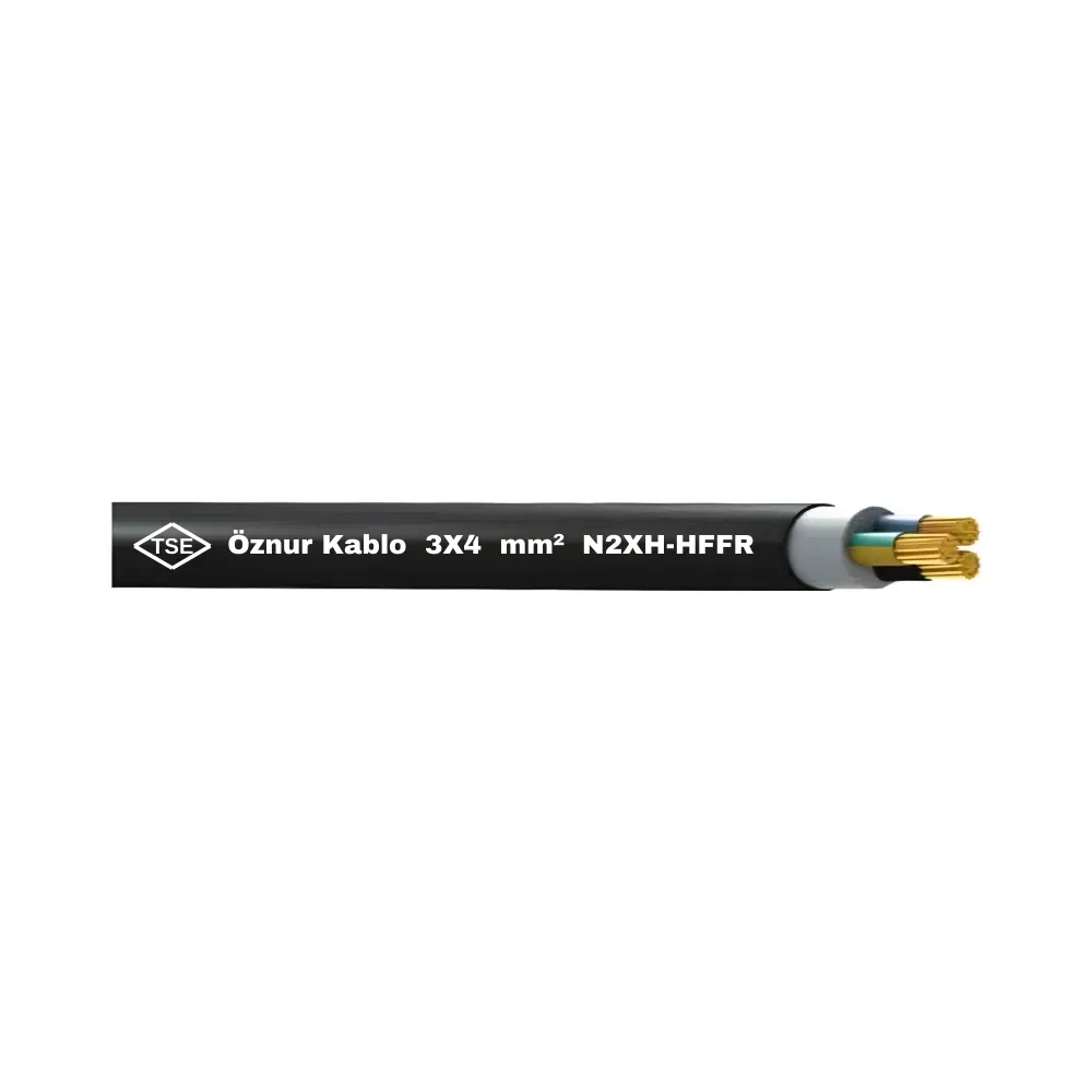 Öznur 3X4 mm N2XH Kablo Halogen Free-1m - 1