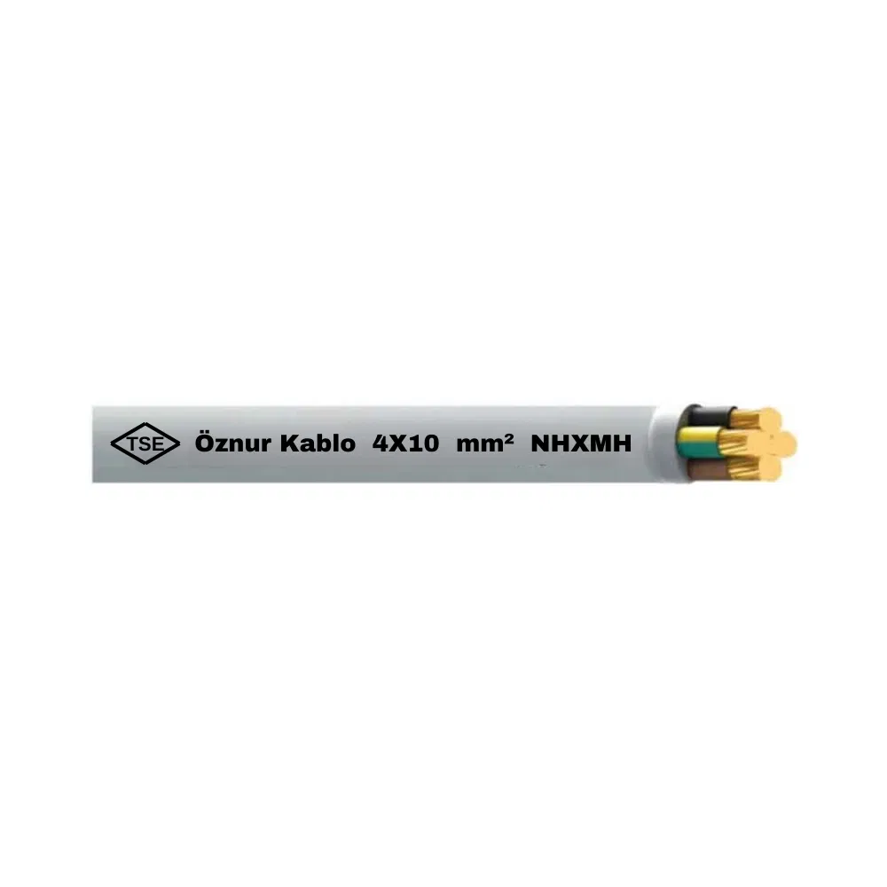 Öznur 4X10 mm NHXMH (Antigron) Kablo-1m - 1