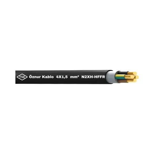Öznur 4X1,5 mm N2XH Kablo Halogen Free-1m - Öznur