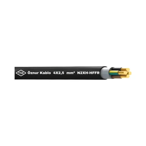 Öznur 4X2,5 mm N2XH Kablo Halogen Free-1m - Öznur