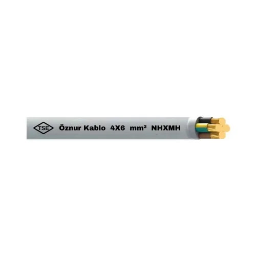 Öznur 4X6 mm NHXMH (Antigron) Kablo-1m - Öznur