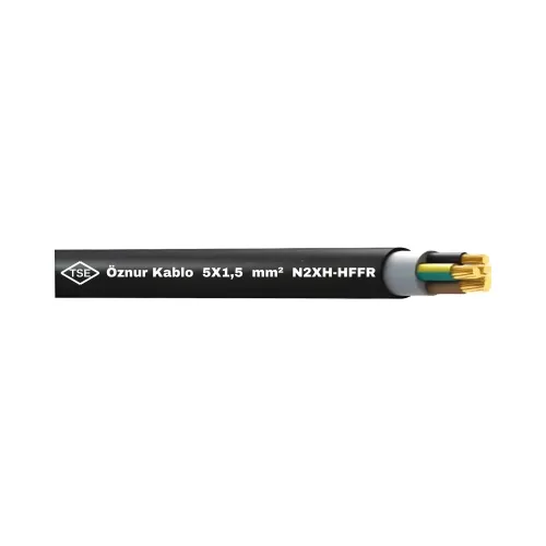 Öznur 5X1,5 mm N2XH Kablo Halogen Free-1m - Öznur