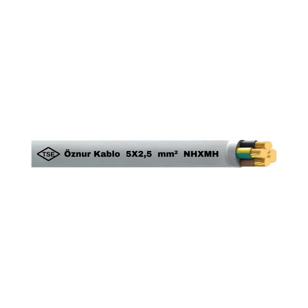 Öznur 5X2,5 mm NHXMH (Antigron) Kablo-1m - 1