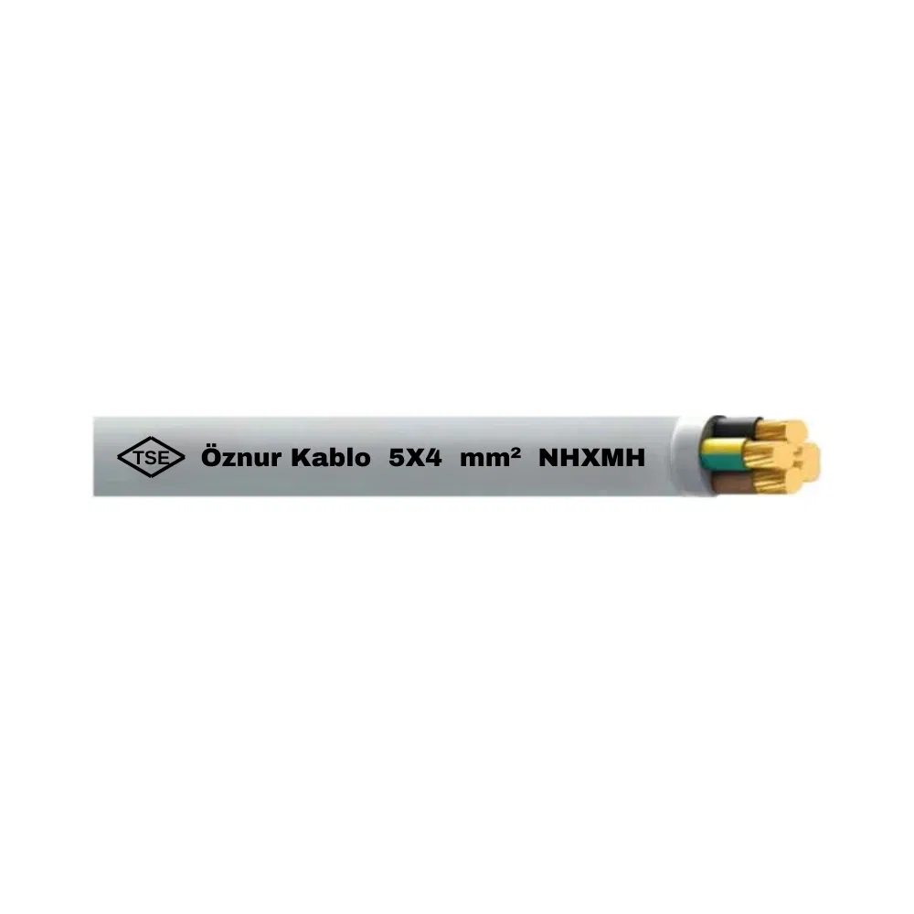 Öznur 5X4 mm NHXMH (Antigron) Kablo-1m - 1