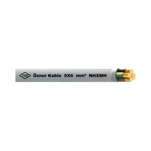 Öznur 5X6 mm NHXMH (Antigron) Kablo-1m - Öznur