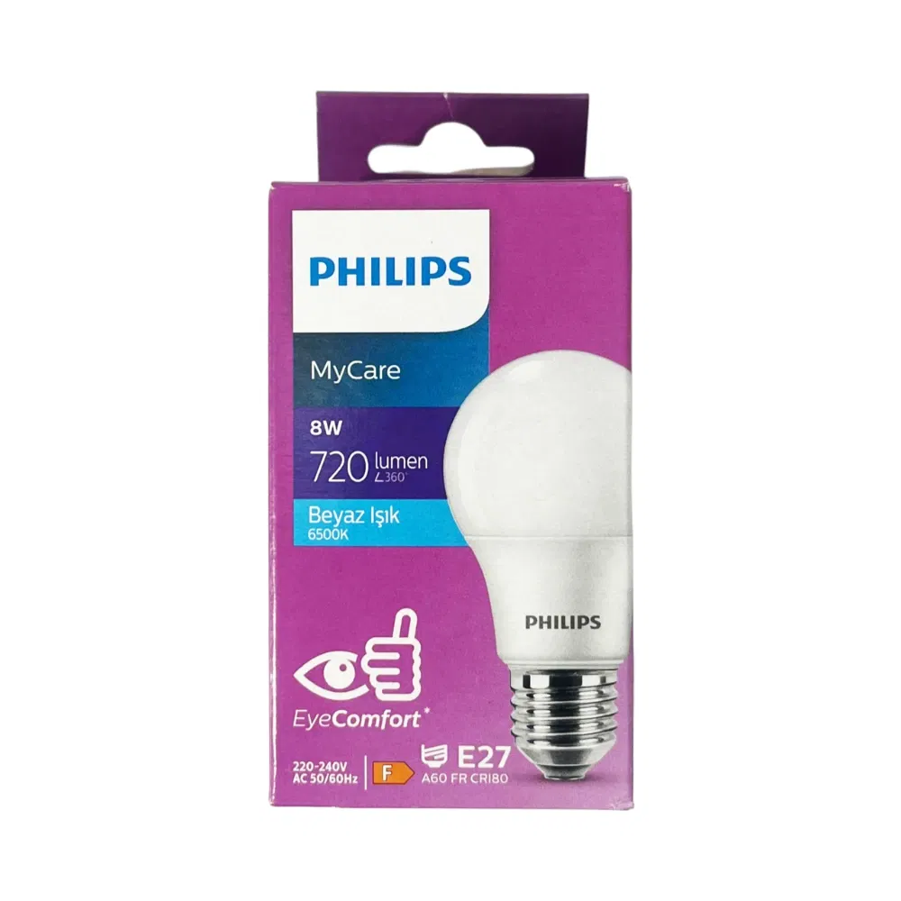 Philips 8W Led Ampul E27 Duy 6500K (Beyaz) - 3