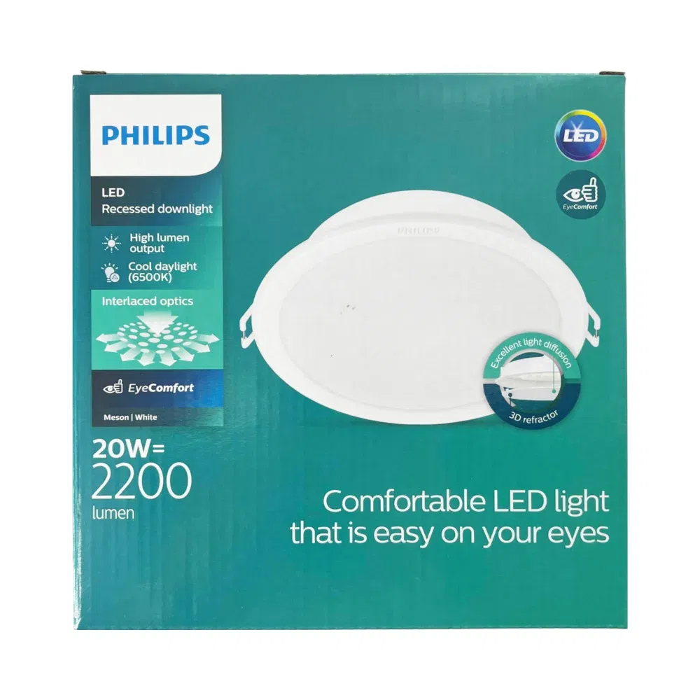 Philips Meson 20W Sıvaaltı Yuvarlak Panel Led Armatür 6500K (Beyaz) 59469 - 4